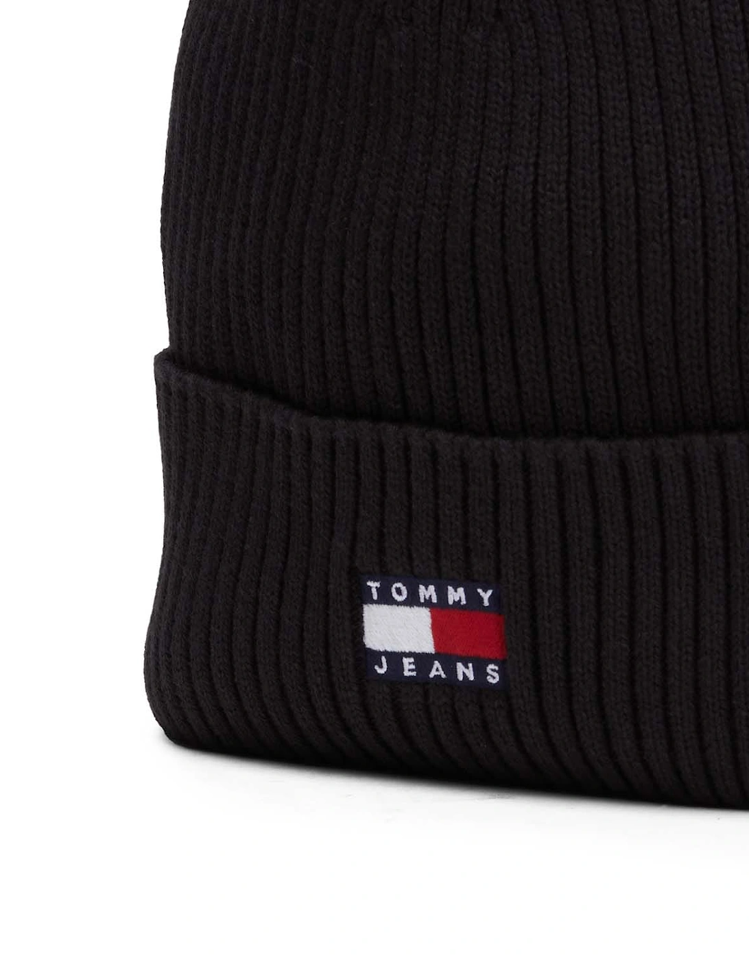 Heritage Badge Rib-Knit Beanie