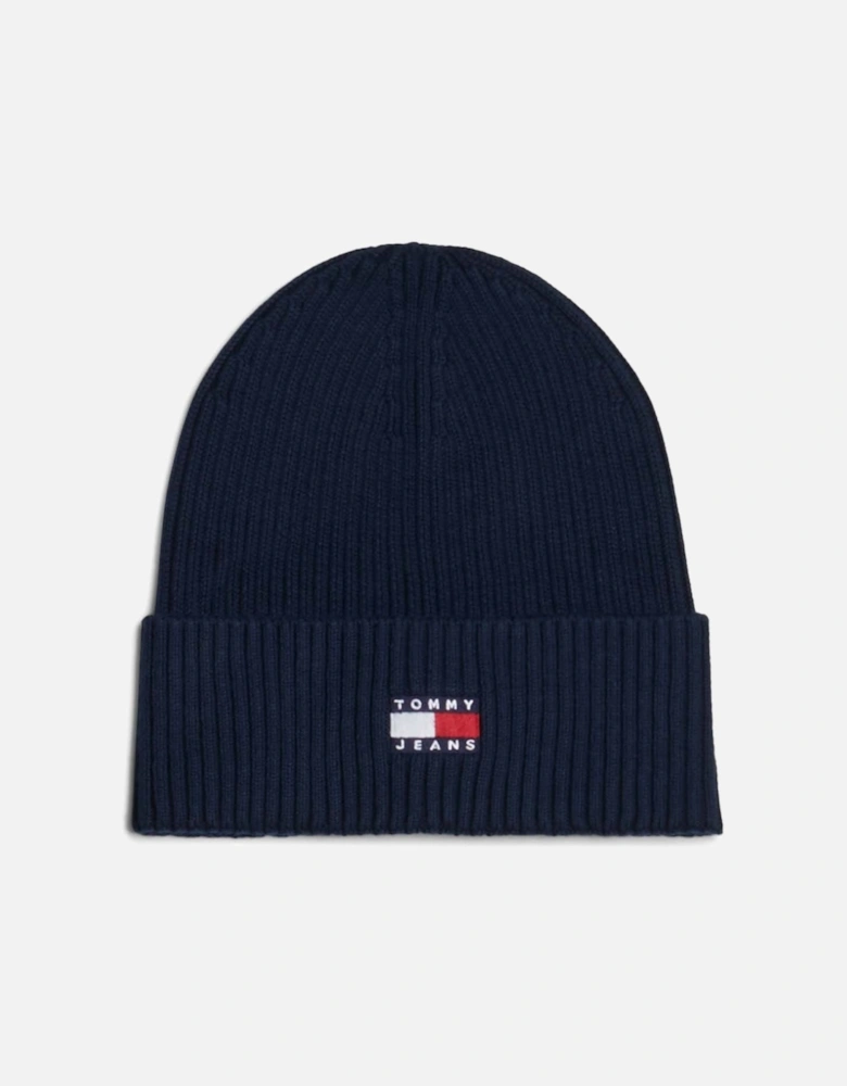 Heritage Badge Rib-Knit Beanie