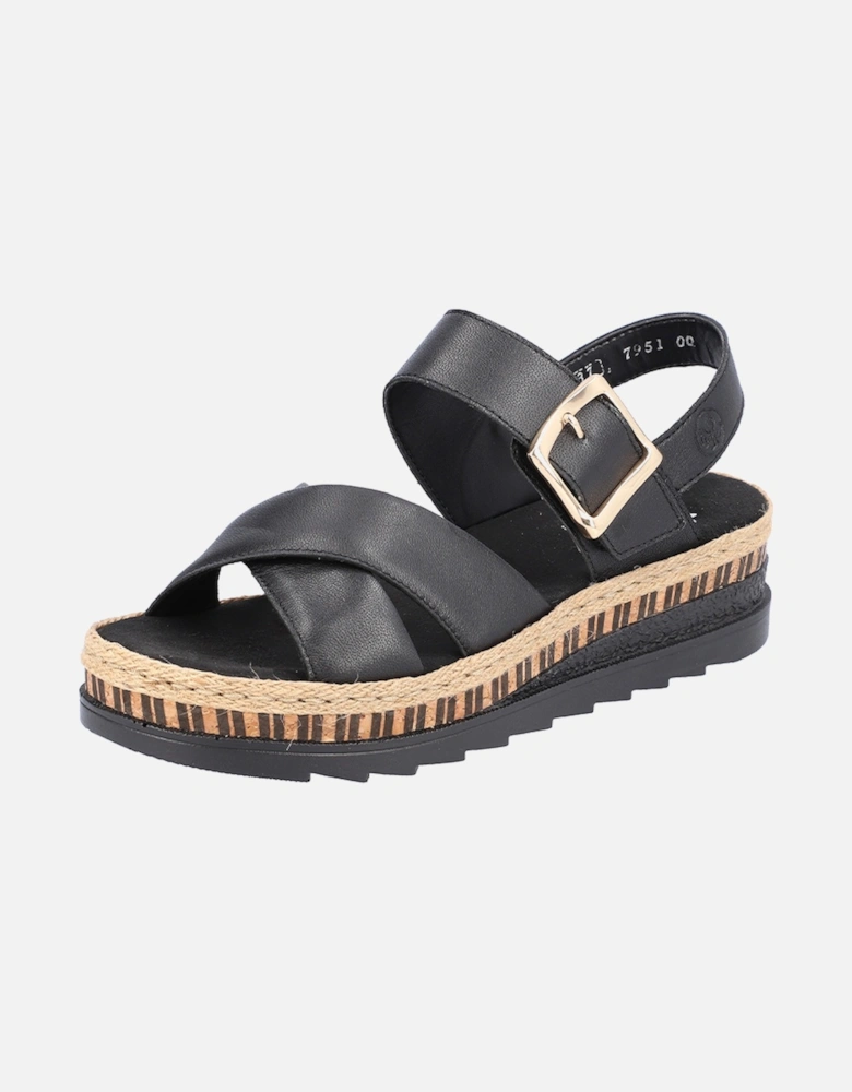 V7951-00 Women's Sandal Black