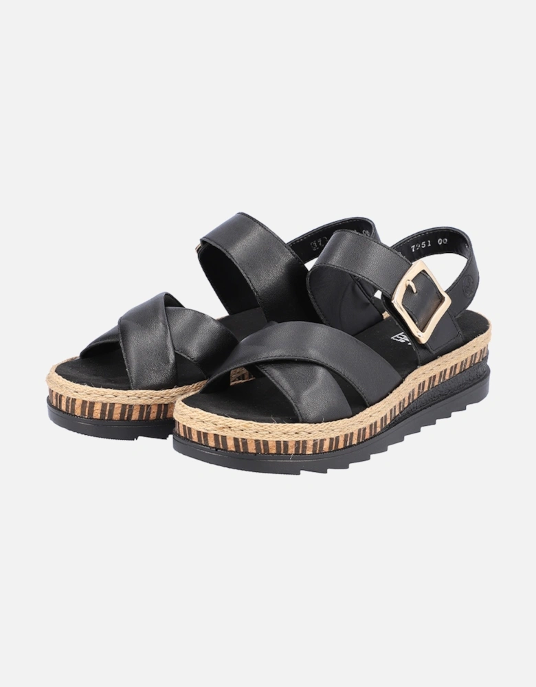 V7951-00 Women's Sandal Black