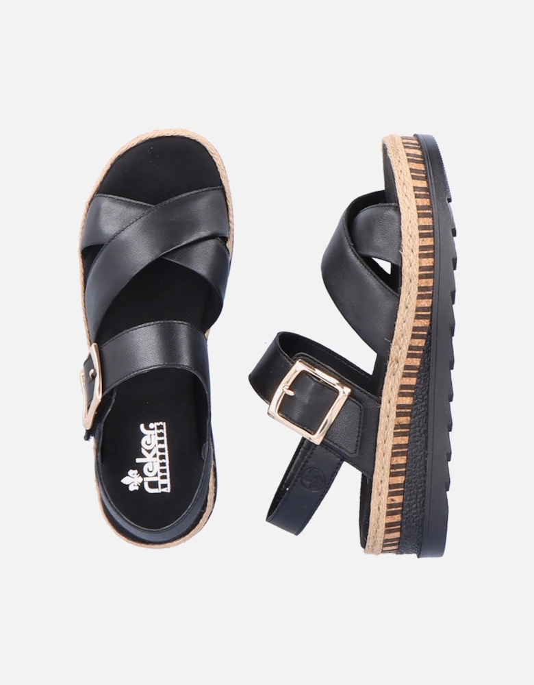 V7951-00 Women's Sandal Black