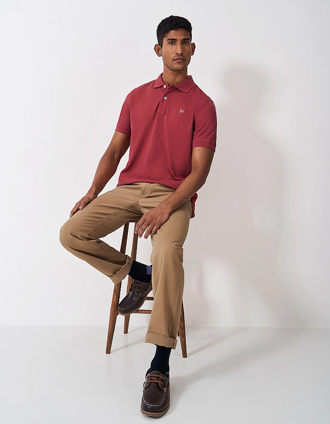 Men's Classic Pique Polo Brick Red