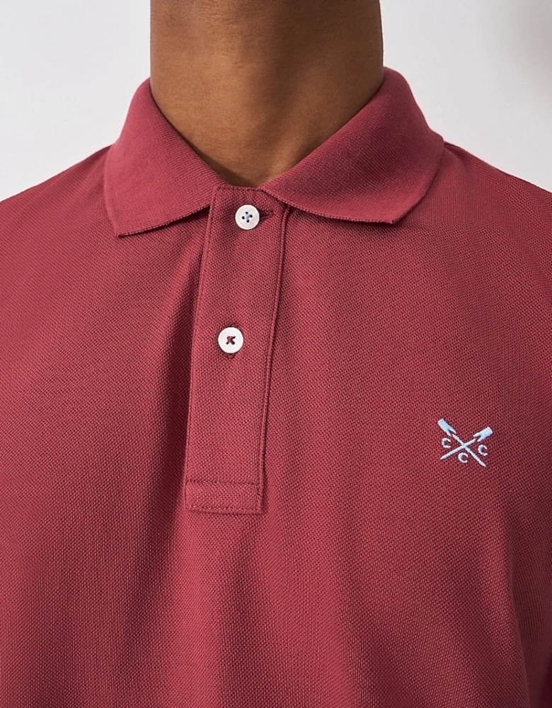 Men's Classic Pique Polo Brick Red