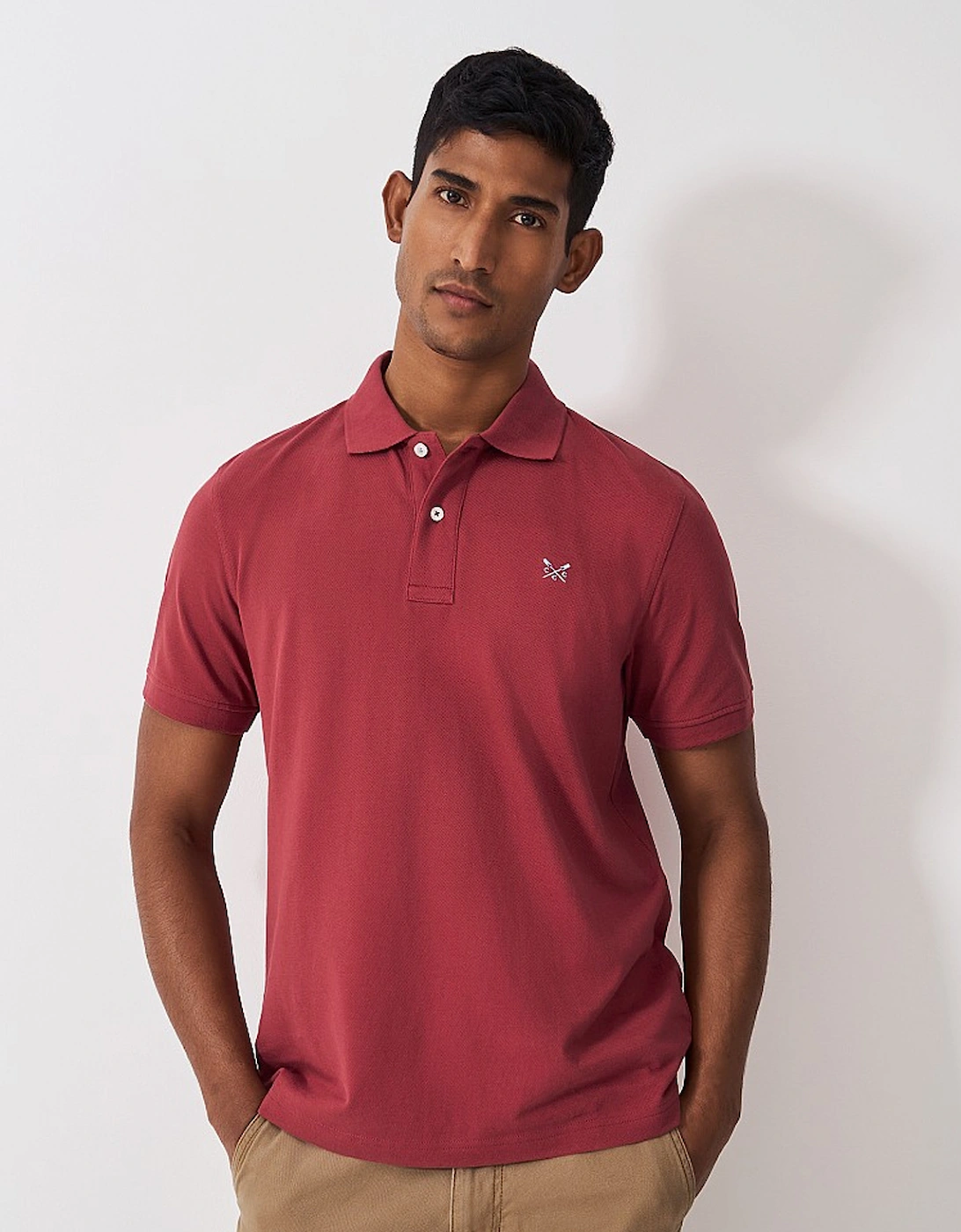 Men's Classic Pique Polo Brick Red, 6 of 5