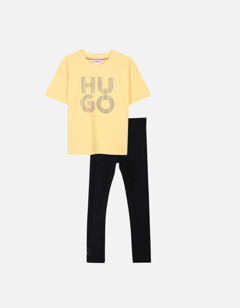 HUGO GIRLS LEGGING SET G00391/G00428