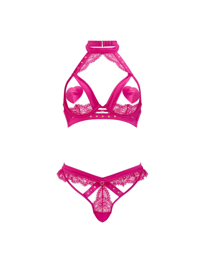 Unlace Me Set - Bright Pink