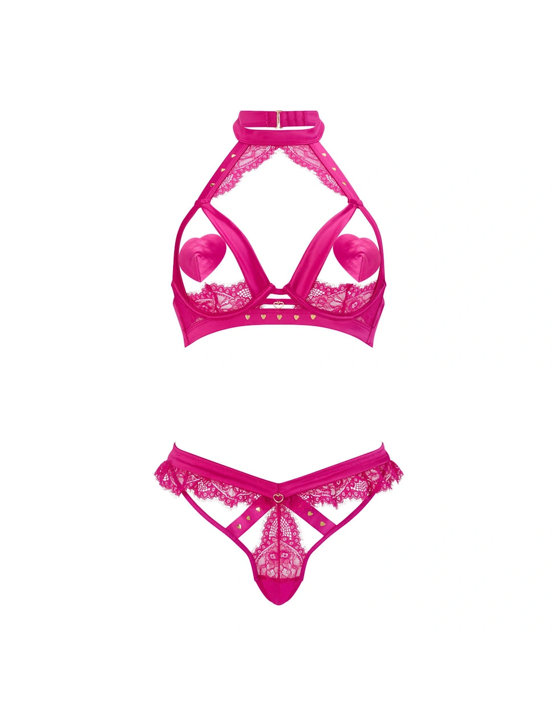 Unlace Me Set - Bright Pink