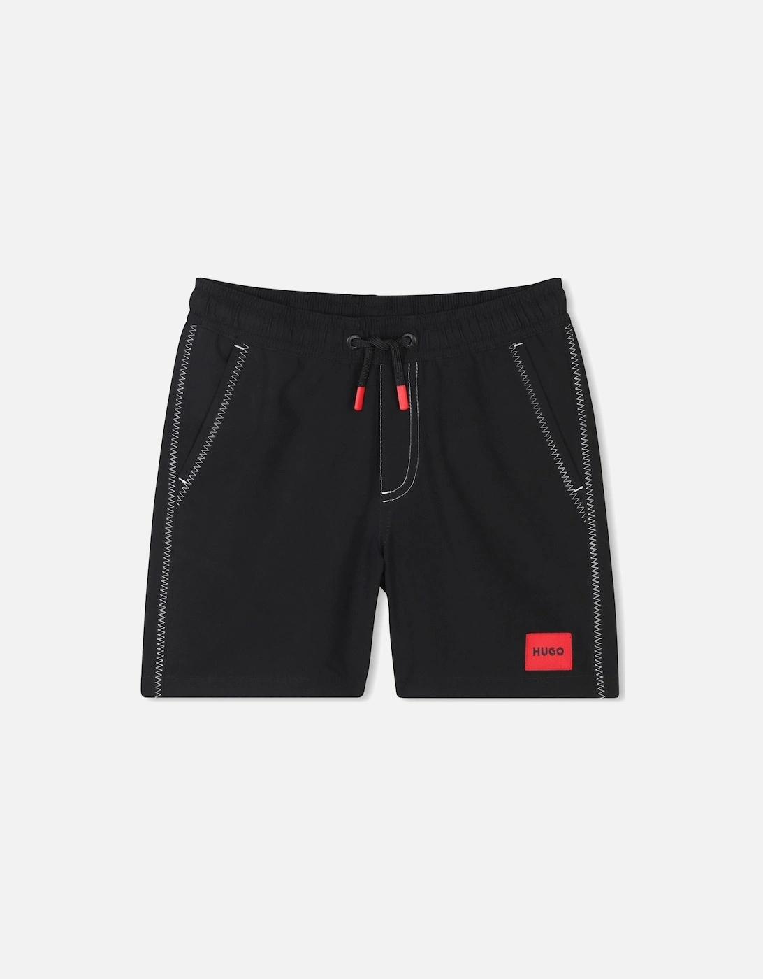 HUGO BLACK SWIM SHORTS G00331, 3 of 2