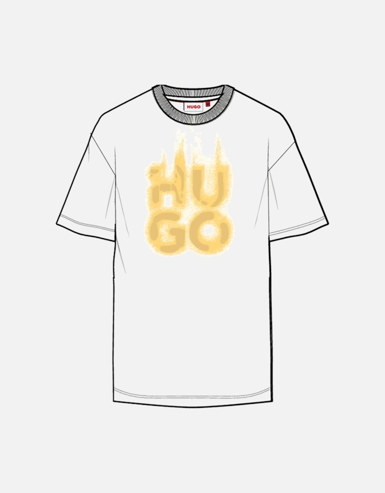 HUGO WHITE /YELLOW T SHIRT G00338