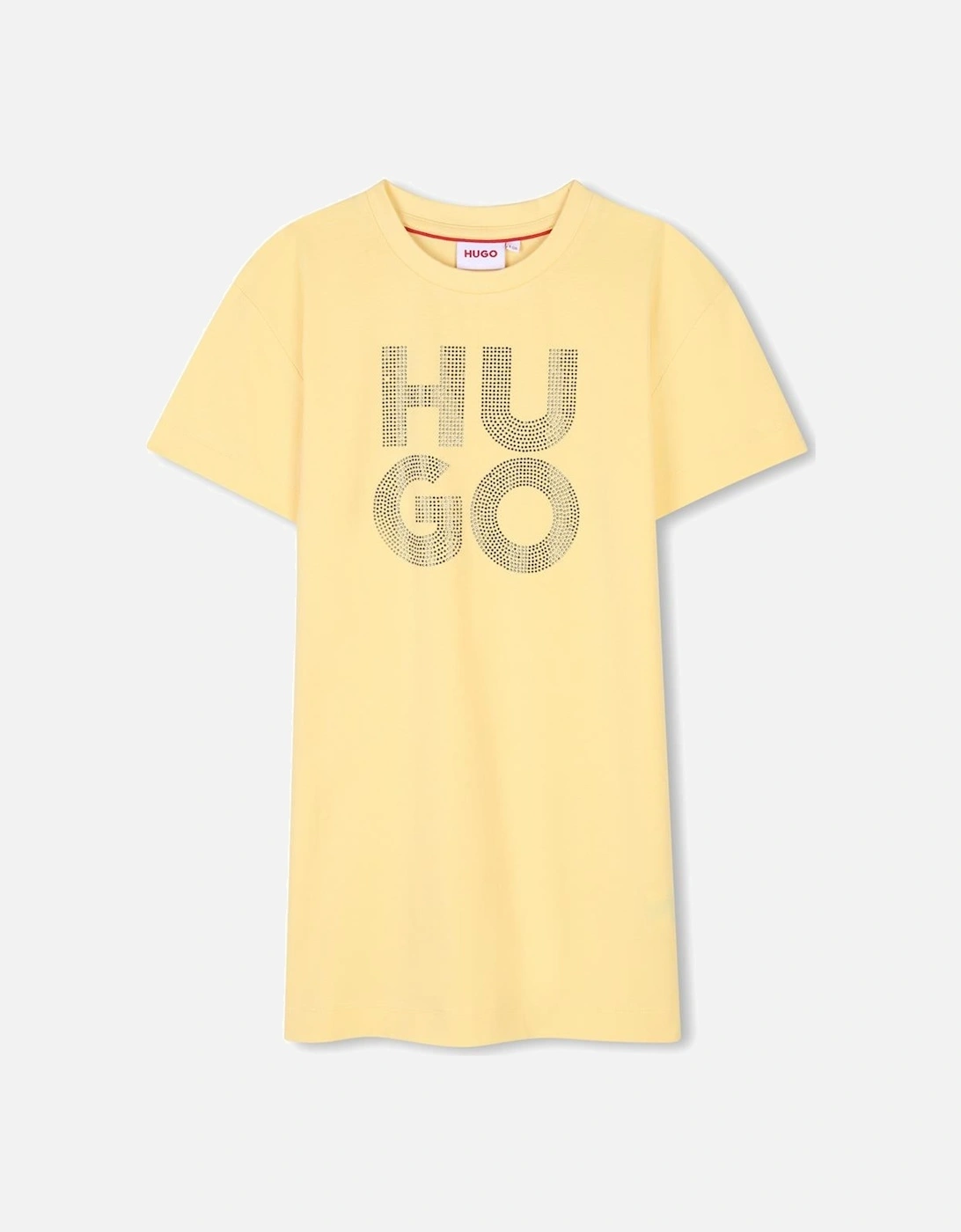 HUGO GIRLS YELLOW DRESS G00410, 3 of 2