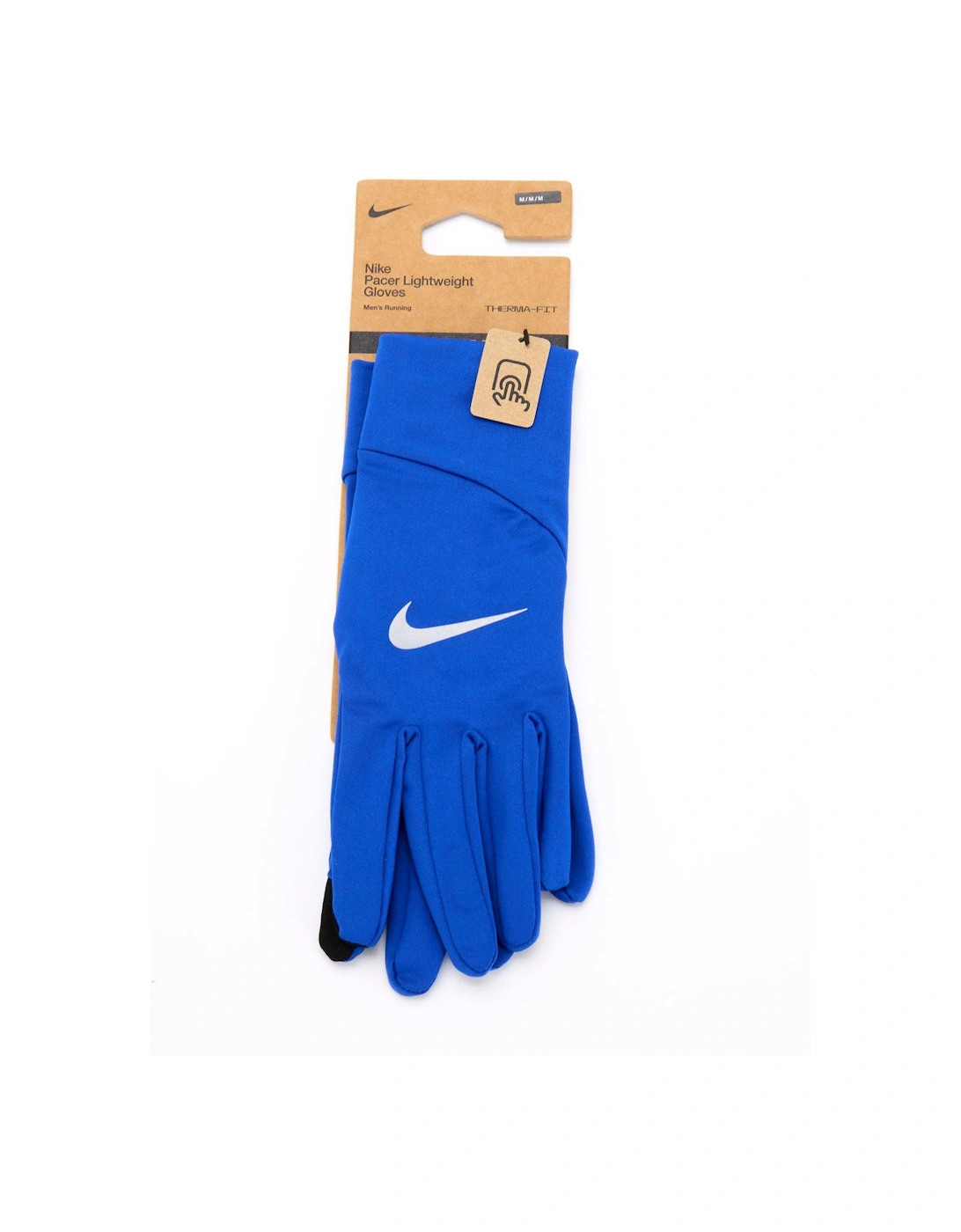 Mens Running Pacer Lightweight Gloves - Blue