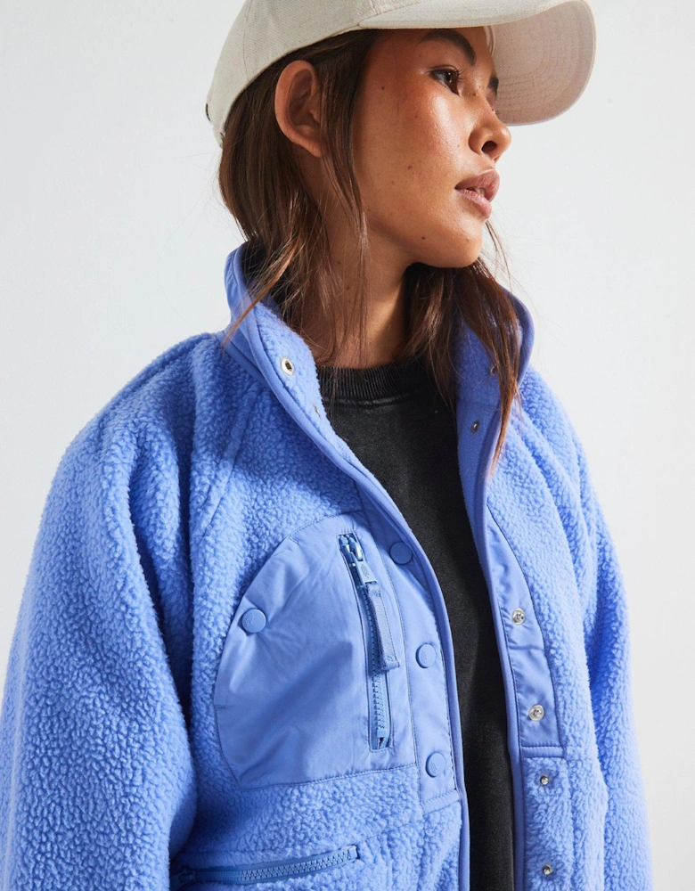 Womens Hit The Slopes Jacket - Blueberry