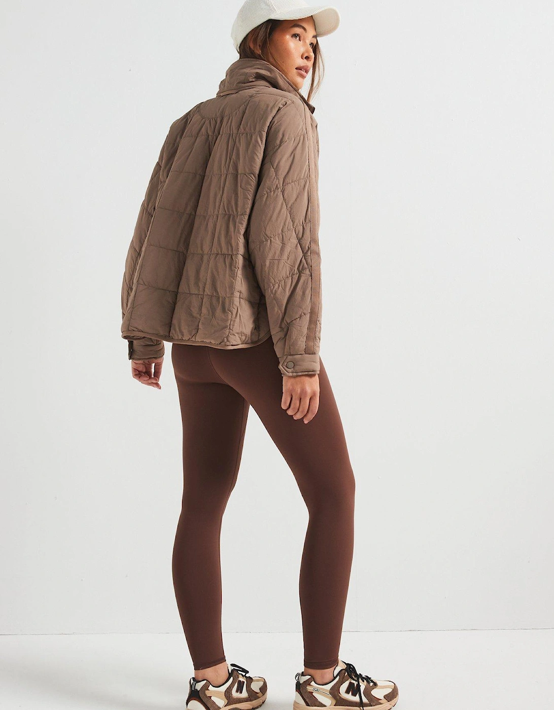 Womens Pippa Packable Puffer Jacket - Fossil