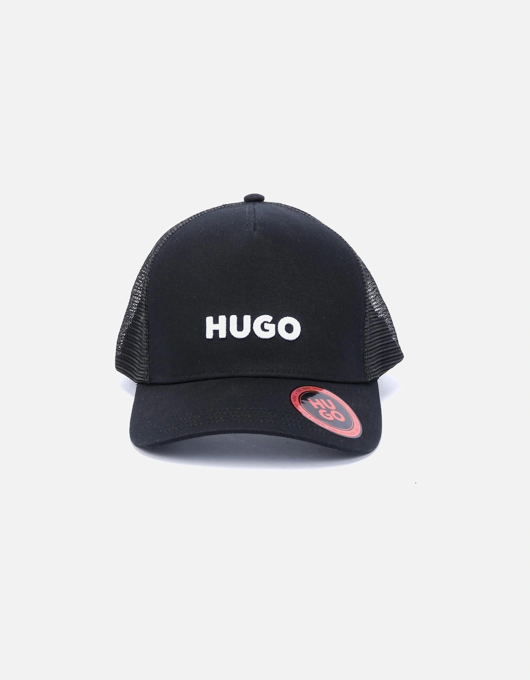 Hugo Marsel Trucker Cotton Men's Black Caps, 5 of 4