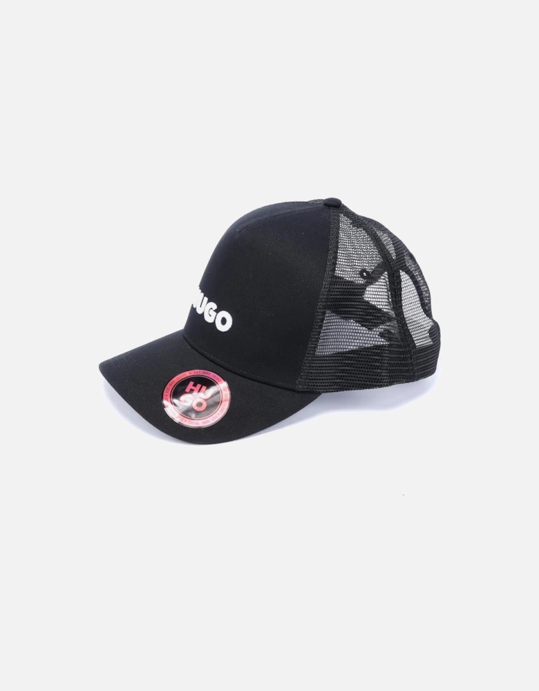 Hugo Marsel Trucker Cotton Men's Black Caps