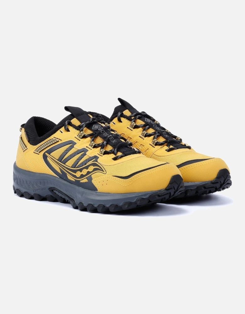 Grid Peak Mustard Trainers