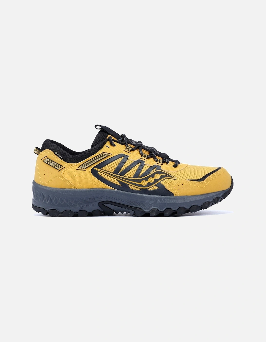 Grid Peak Mustard Trainers