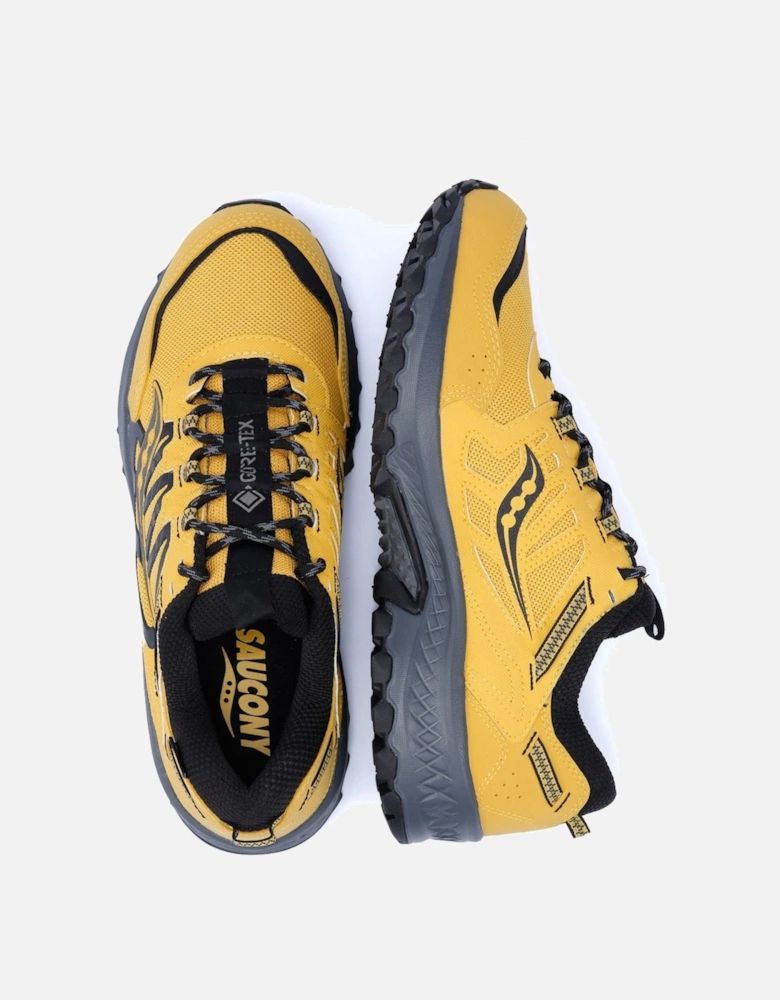 Grid Peak Mustard Trainers