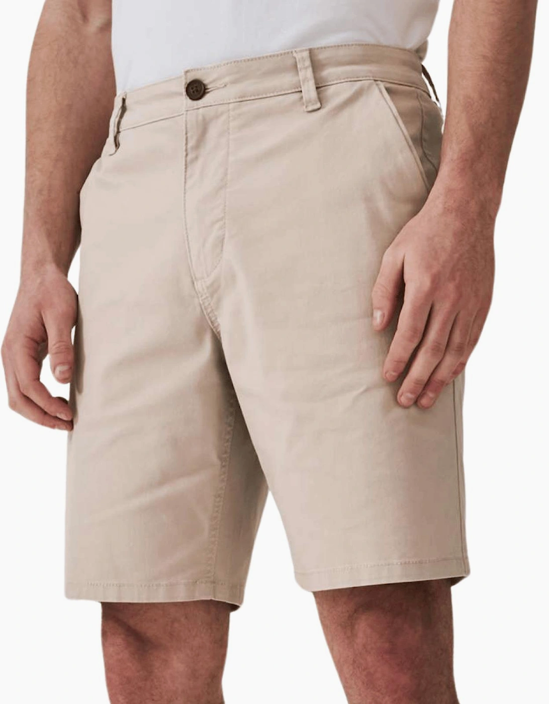 Crew Clothing Men's Crew Clothing Mens Bermuda Chino Shorts - Tan