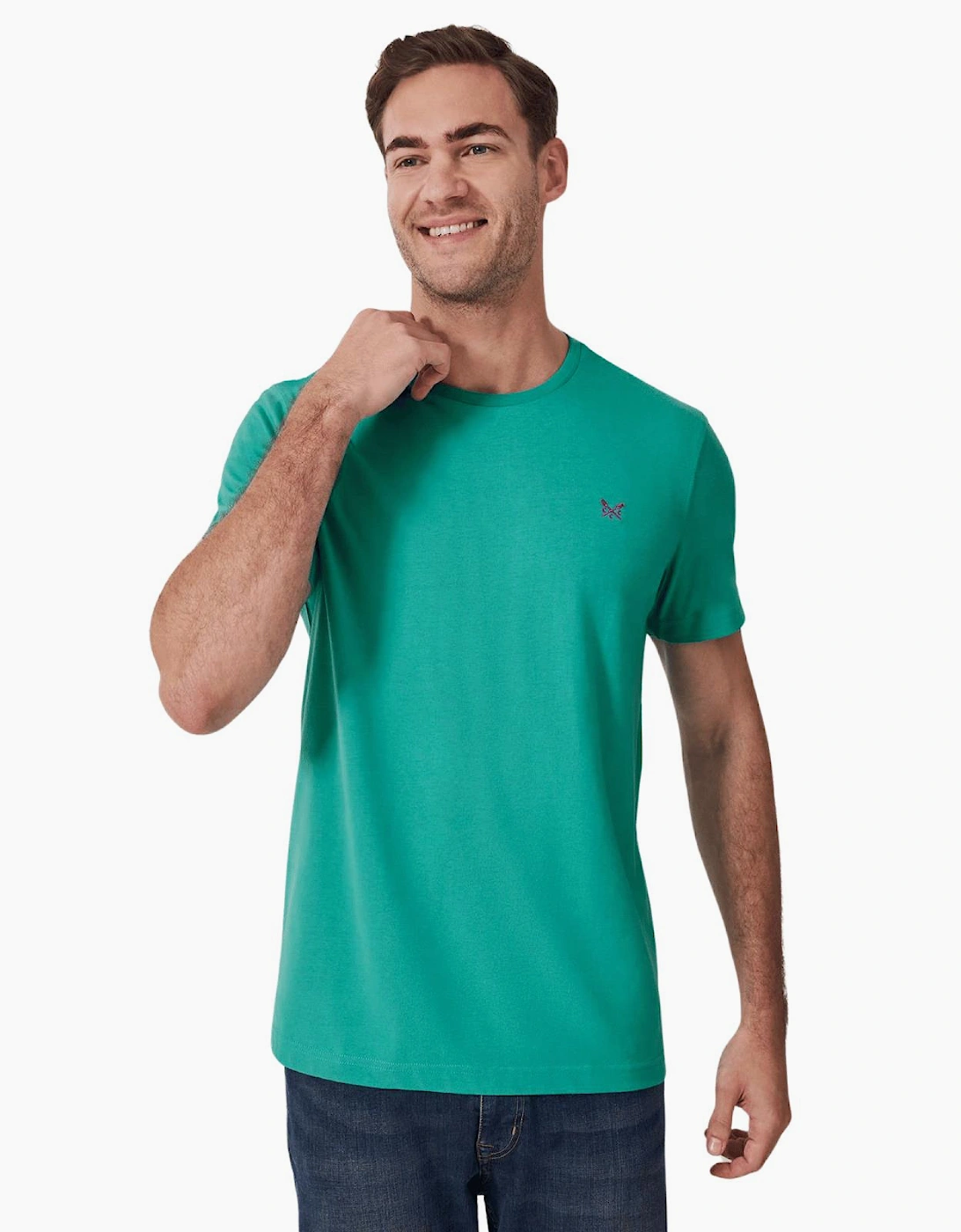 Men's Crew Clothing Mens Crew Classic T-Shirt - Blue - Size: 46