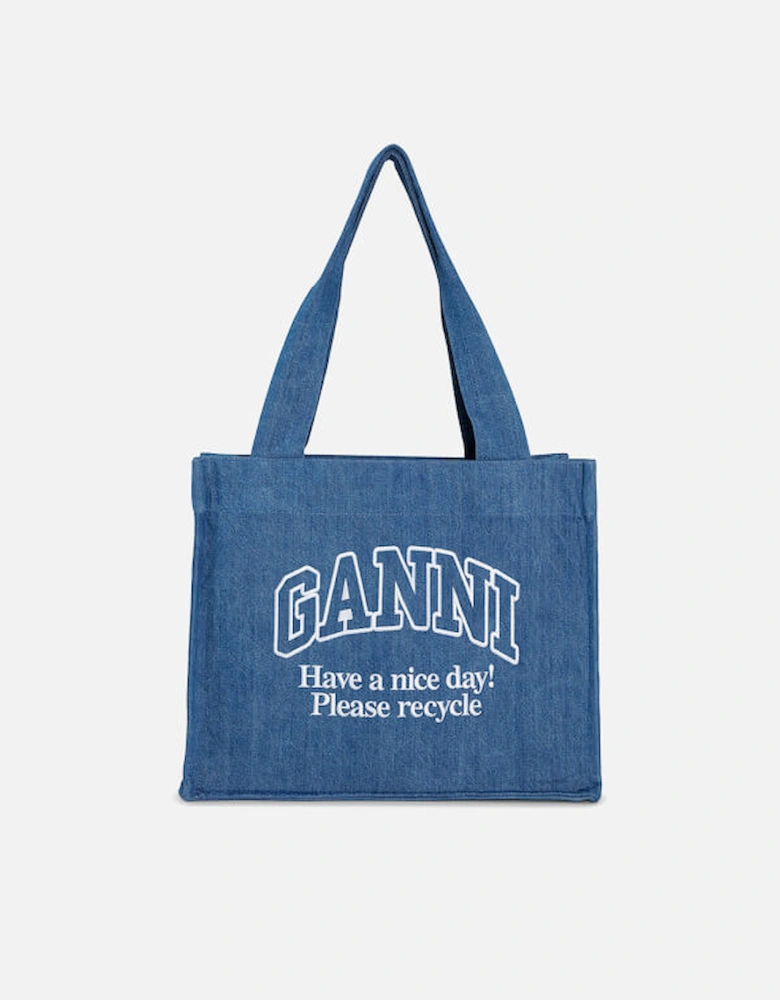 Large Easy Denim Tote Bag