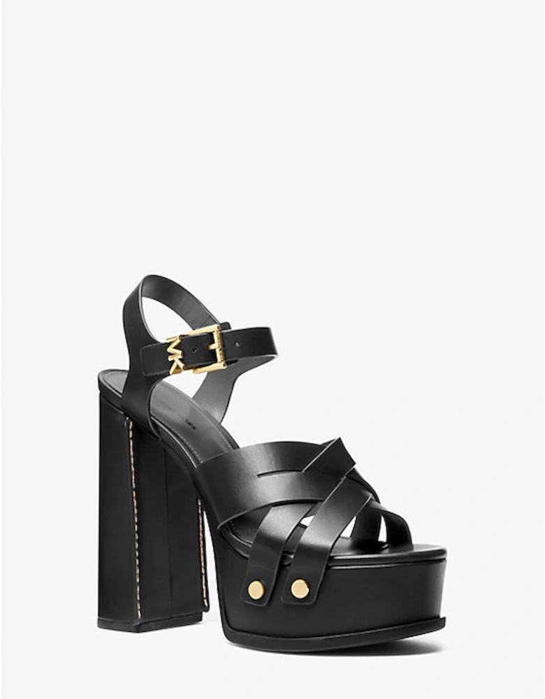 Nora Leather Platform Sandal