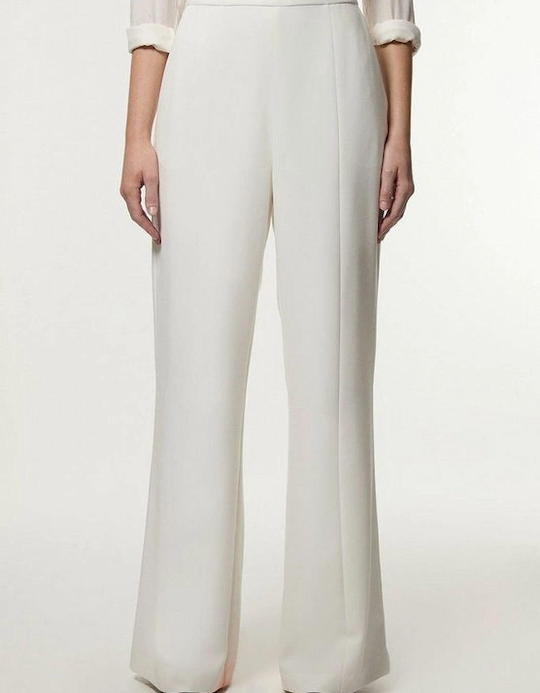 Compact Stretch Tailored Straight Leg Trouser