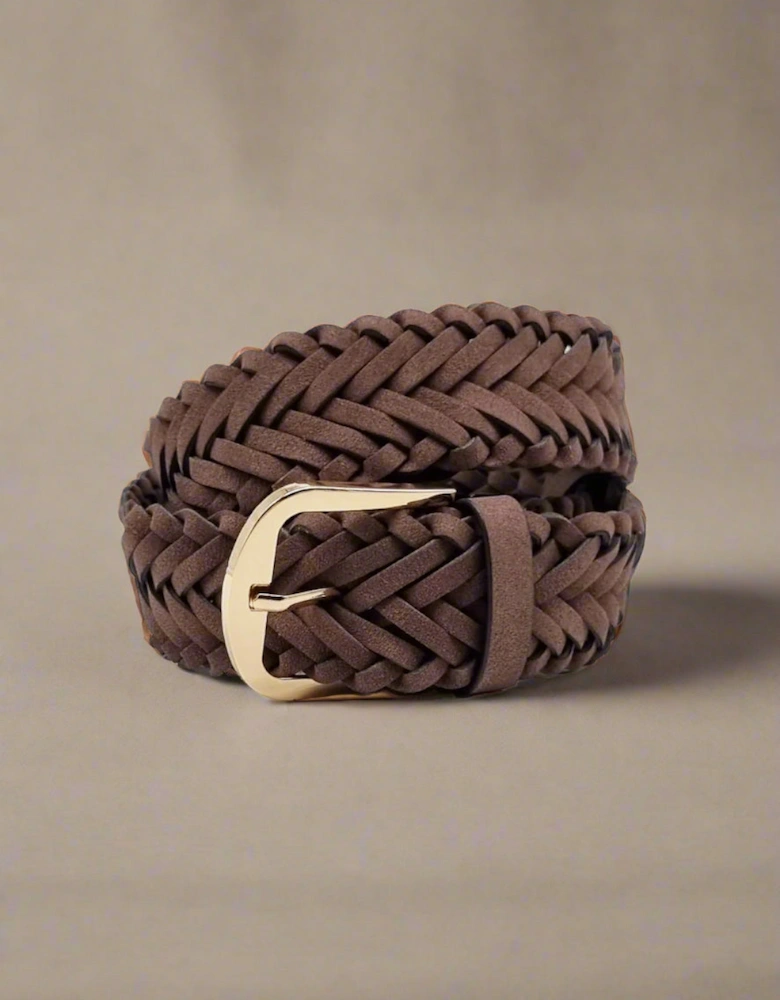 Ashford Woven Belt in Tan