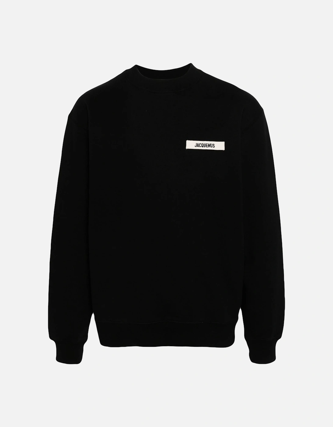 Jacquemus Men's Black The Gros Grain Sweatshirt In  Xxl