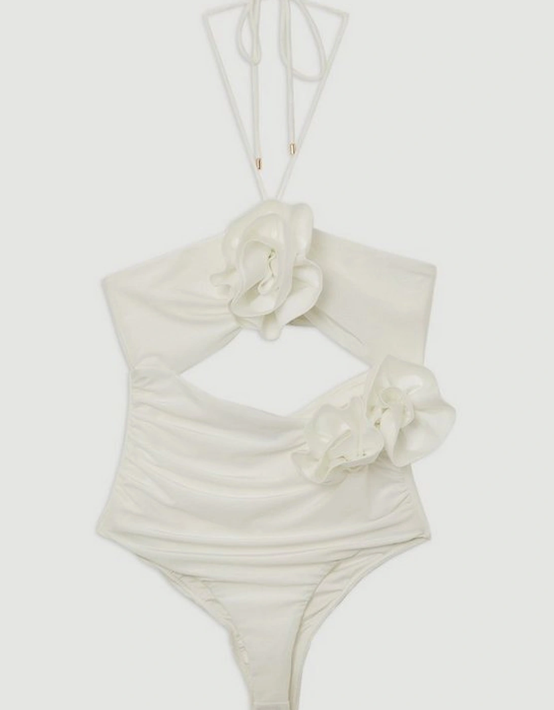 Rosette Cut Out Detail Swimsuit