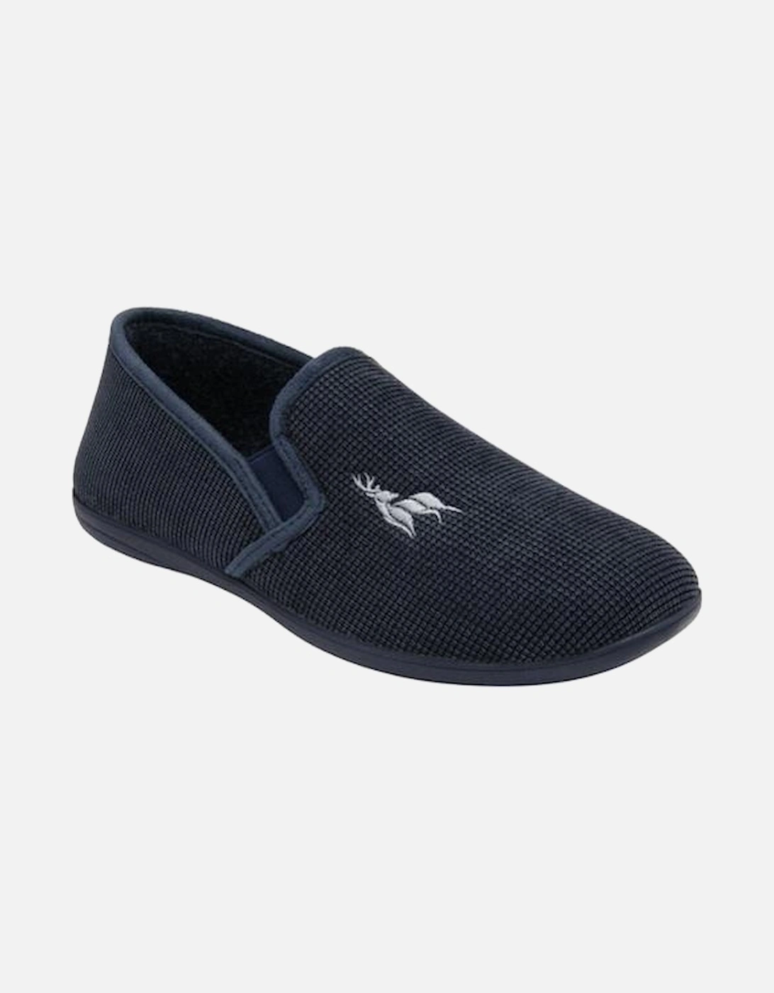 Davida mens slipper in Navy, 3 of 2