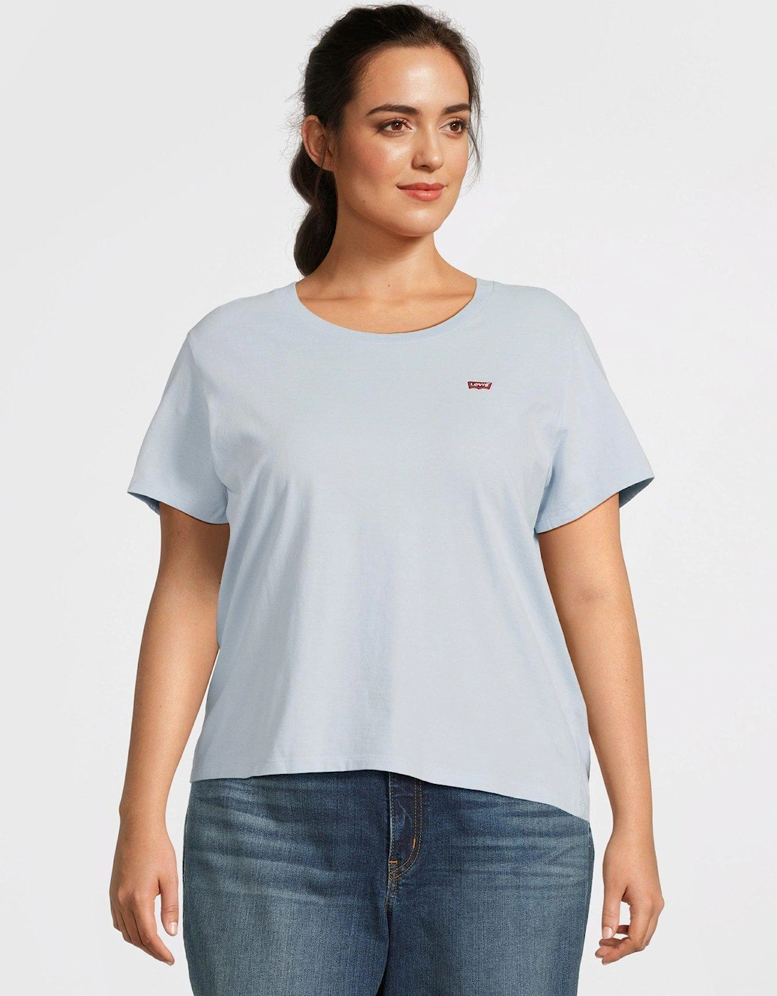 The Perfect Tee (plus) - Skyway - Blue, 6 of 5