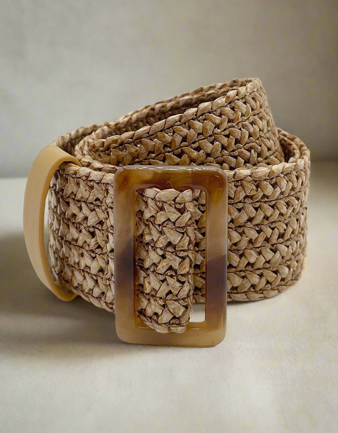 Mimi Woven Belt in Natural, 2 of 1