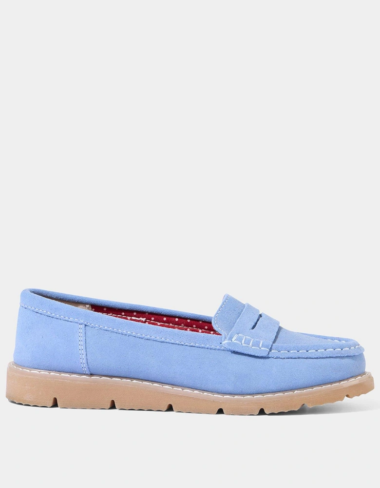 Palma Harbour Suede Loafers - Blue