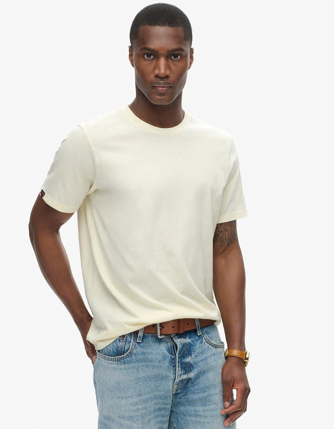 Classic Essential T-Shirt - Cream, 2 of 1