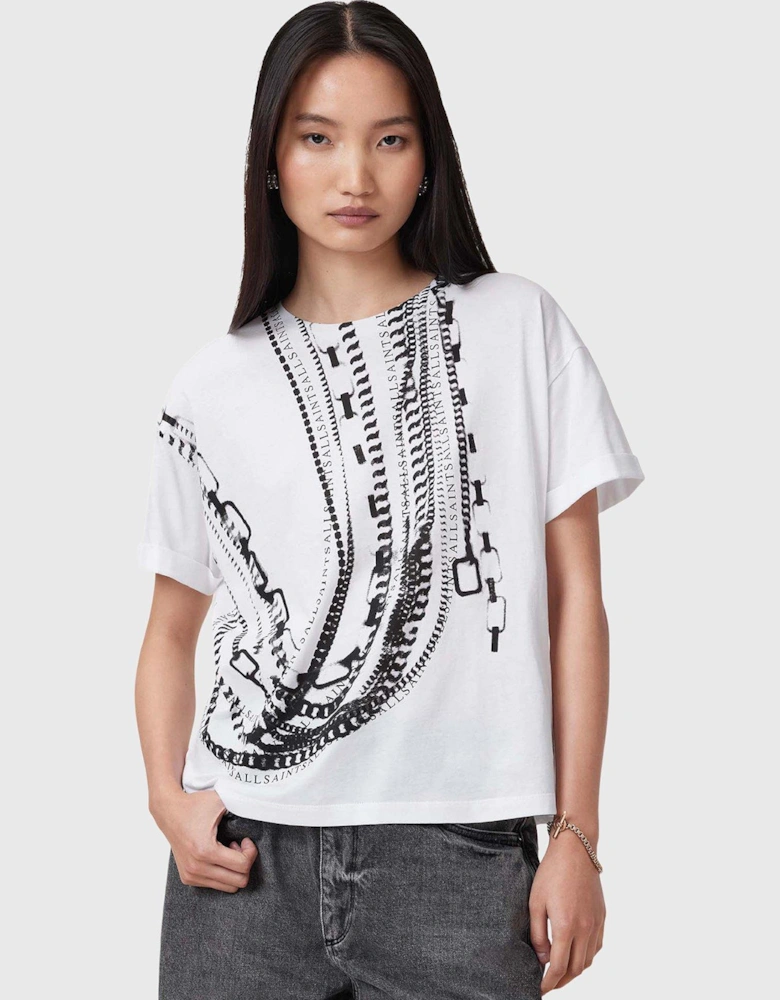 Metallo Briar Printed T-Shirt - White