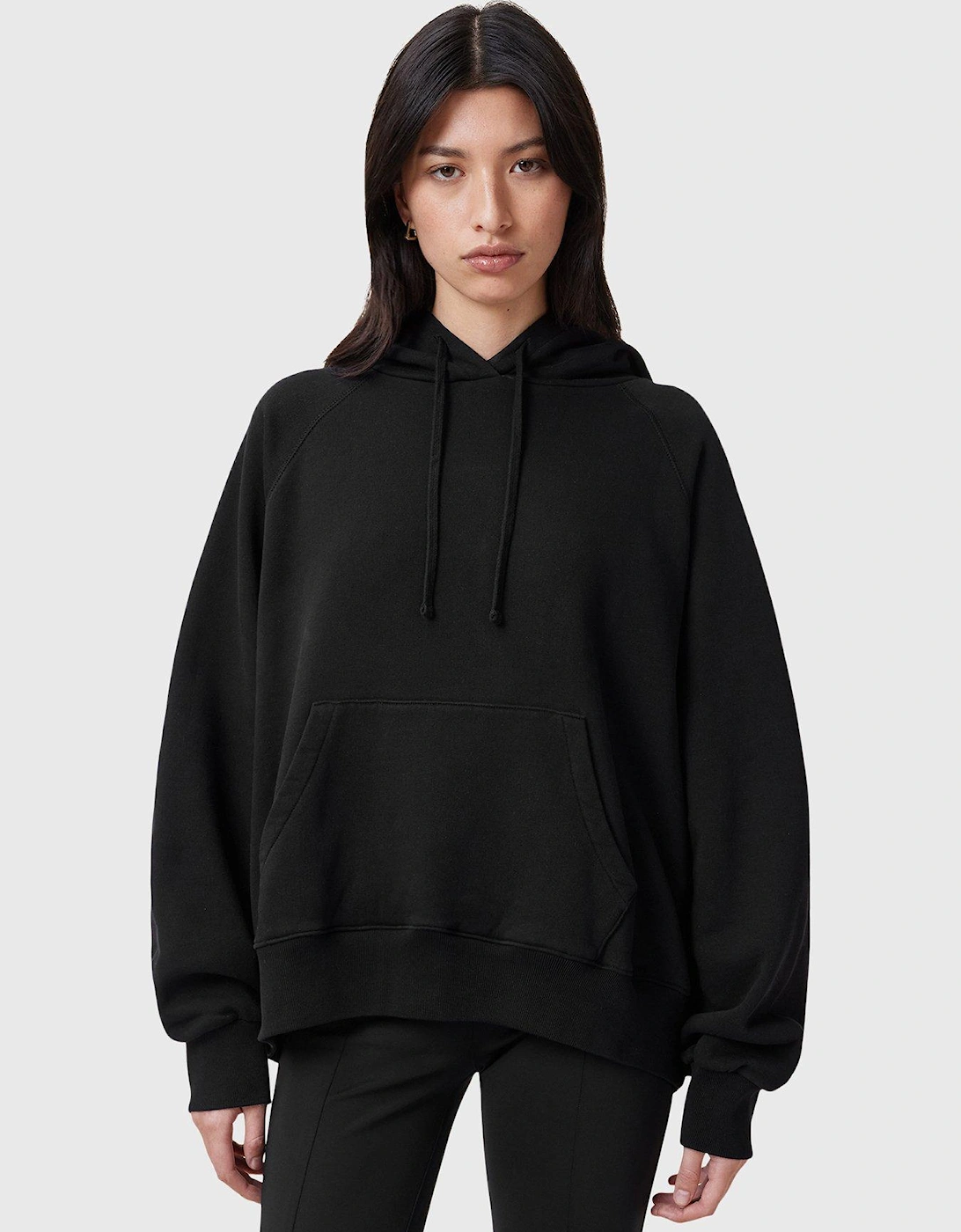 Patch Talon Oversized Hoodie - Black, 2 of 1