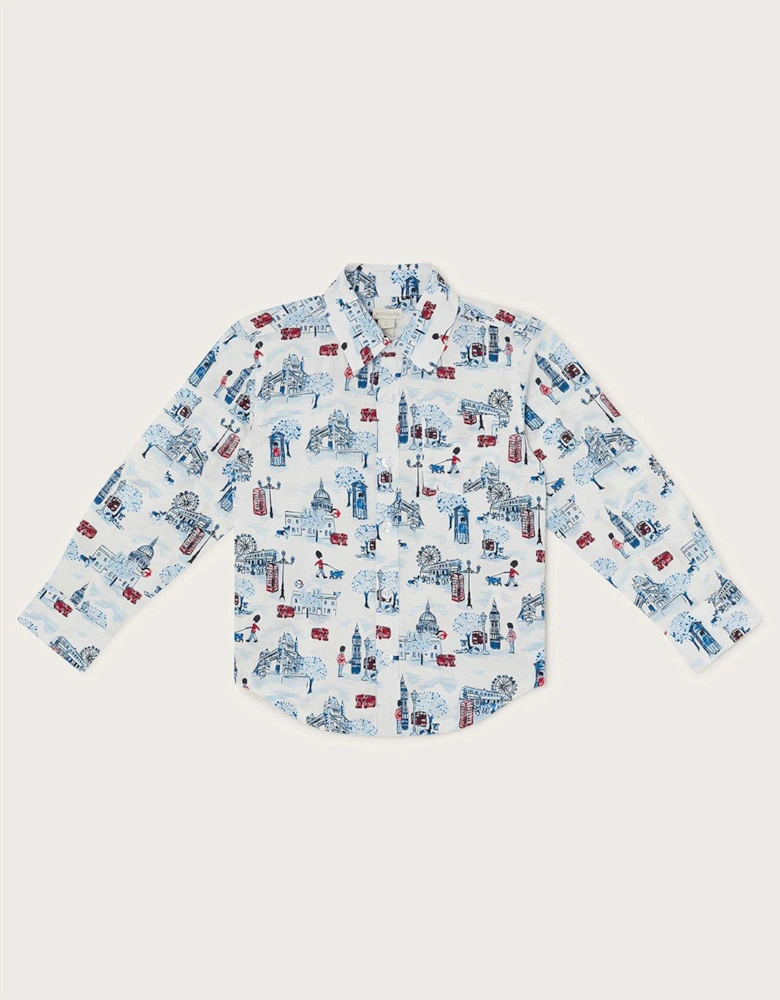 Boys London Shirt - Ivory