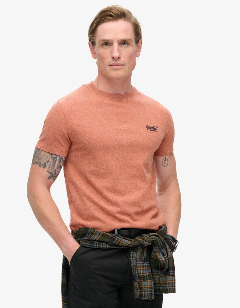 Essential Logo -Shirt - Dark Orange