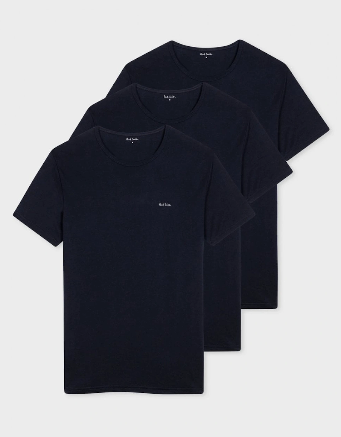 3 Pack Mens Script Logo T-Shirts, 7 of 6