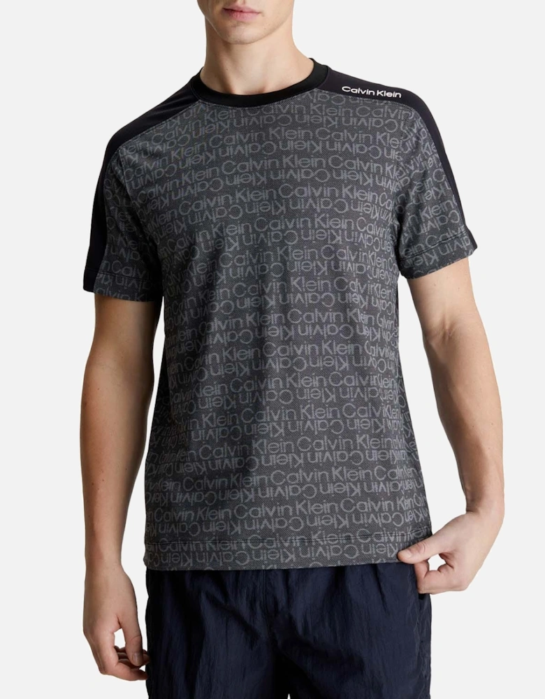 Logo Mesh Gym T-Shirt