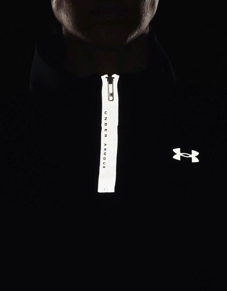 Reflective Quarter-Zip Top