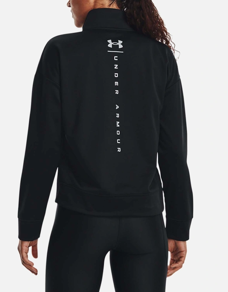 Reflective Quarter-Zip Top