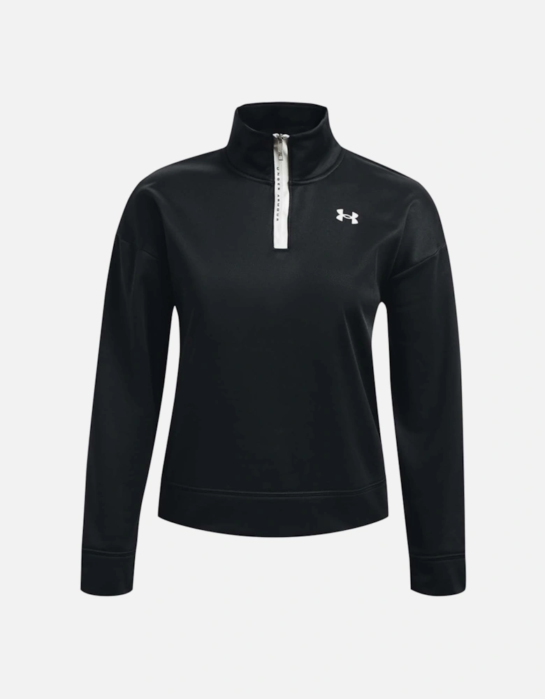 Reflective Quarter-Zip Top