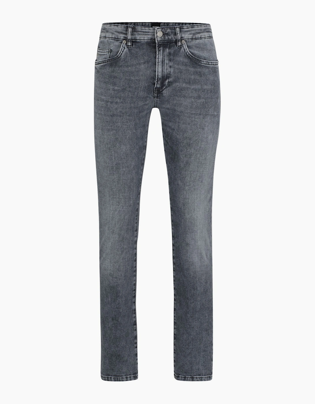 Hugo Boss Men's Delaware3 Slim-Fit Jeans - Grey - Size: 42/34