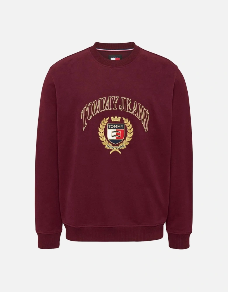 Logo Embroidery Crewneck Sweatshirt