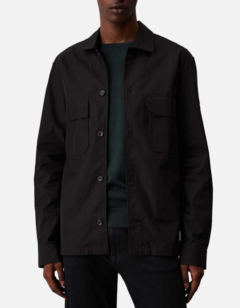 Boxy Twill Overshirt