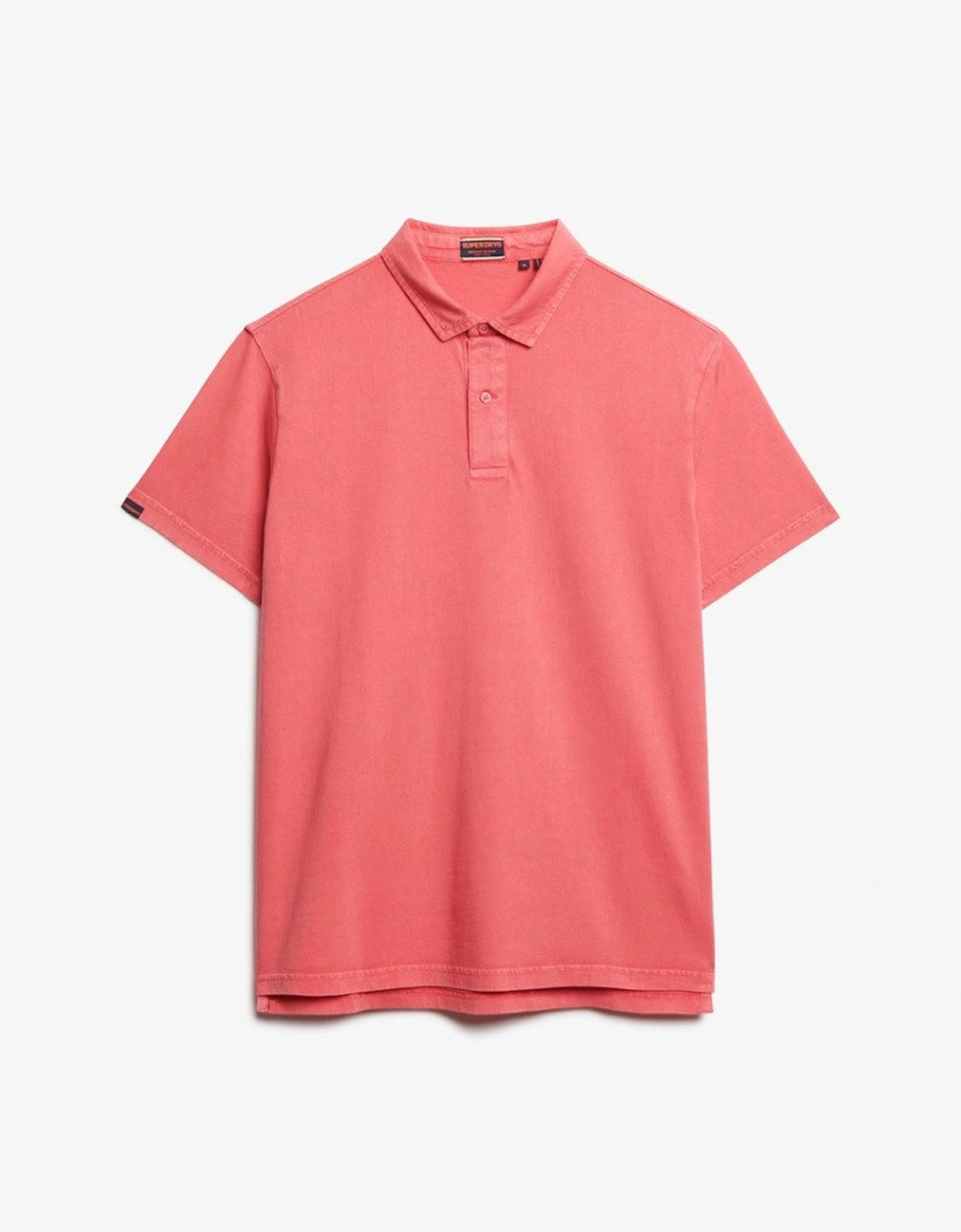 Men's Essential Jersey Polo Teaberry Red