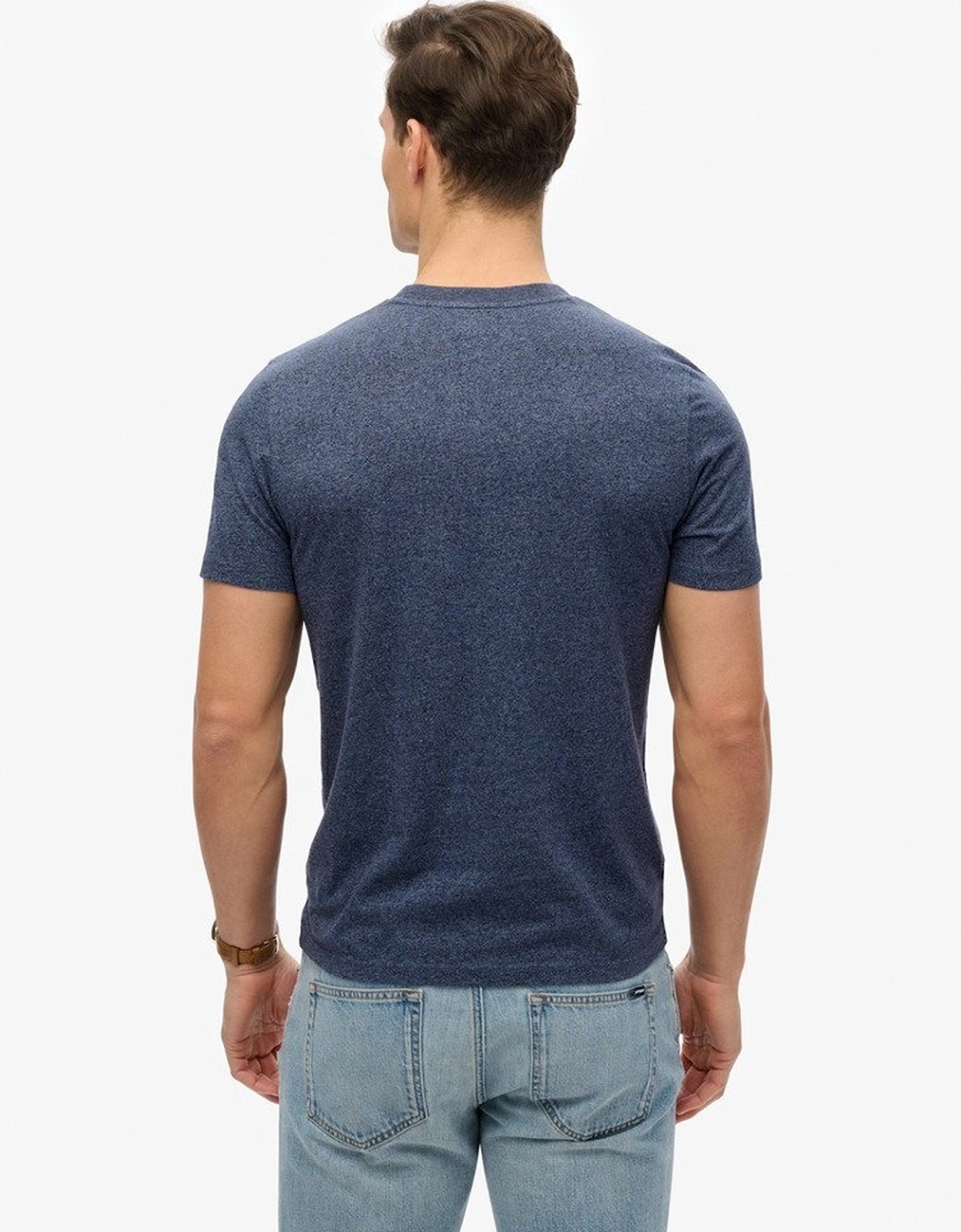 Men's Vintage Workwear Relaxed Tee Blue Grit