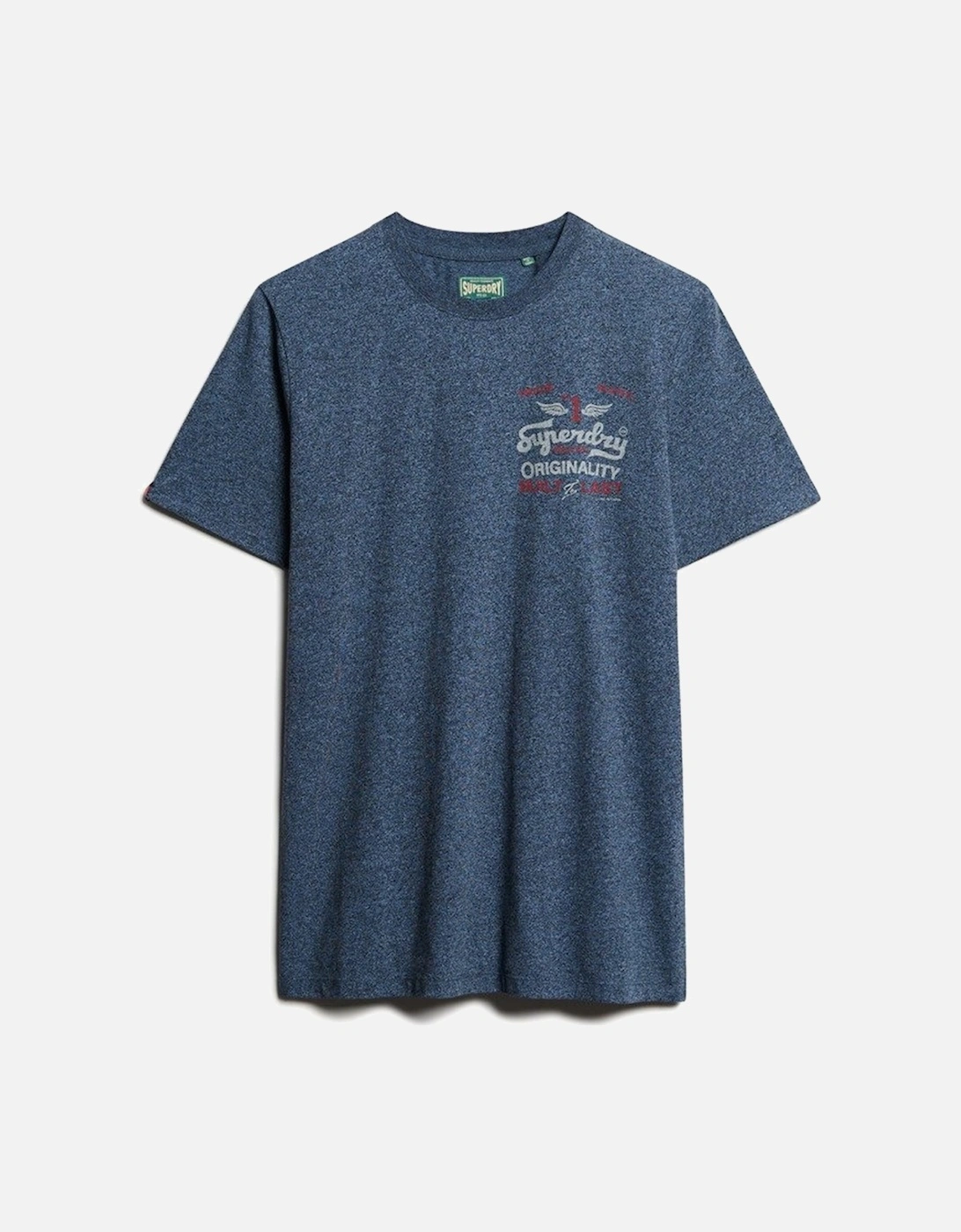 Men's Vintage Workwear Relaxed Tee Blue Grit